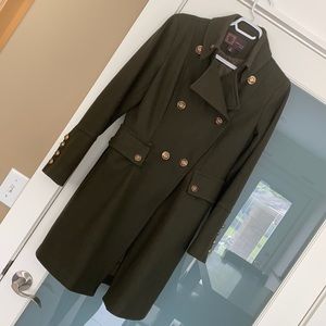 Anne Klein Olive Green Military Jacket